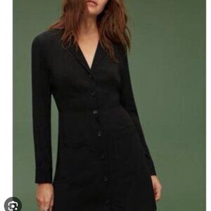 Wilfred Aritzia Myriem button mini dress Sz 4